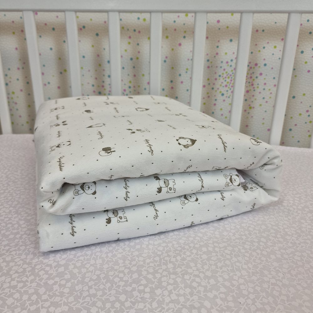 Одеяло (плюш/бязь) (синтепон 150 гр/кв.м) артикул анонс 180о-2-1