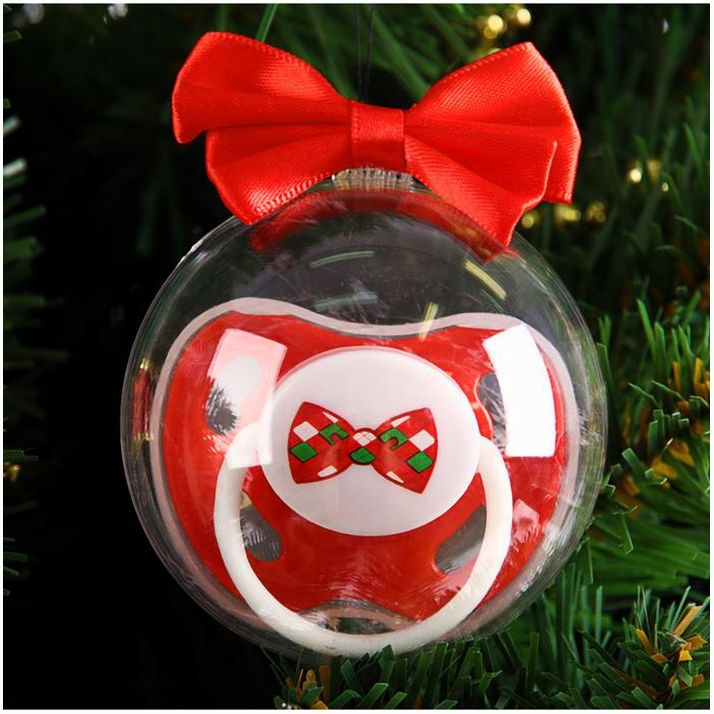 Новый год: пустышка  ортодонтическая «Джентльмен», от 0 мес,подар упак, в новогоднем шаре артикул анонс 3781089