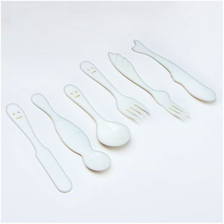 Столовые приборы для малыша, 6 предметов, от 5 мес. артикул анонс 2825382