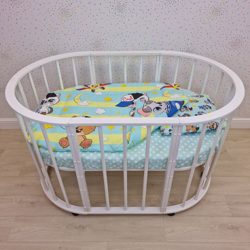 КПБ (пододеяльник + простыня + наволочка (бязь) овал артикул анонс 1122-О_07