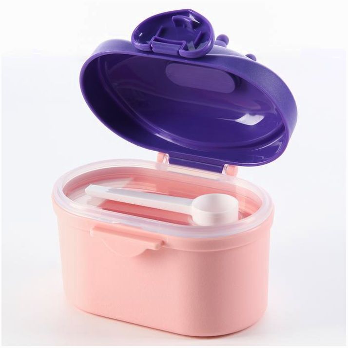 Картинка Контейнер для хранения детского питания «Корона», 400 мл., малый, цвет розовый (№7653241) от магазина Мир детей Товары для Новорожденных