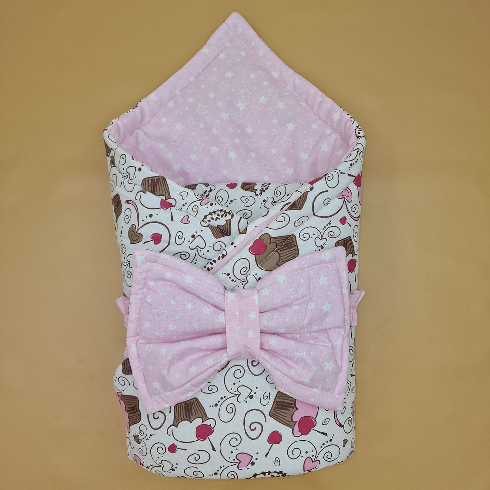 Комплект на выписку 2 пр: одеяло+бант-подушка (бязь) артикул анонс 1872б-1-2_м_11