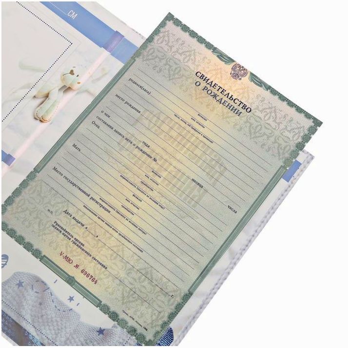 Картинка Папка для свидетельства о рождении «Скетч», для мальчика, А4 (№3511760) от магазина Мир детей Товары для Новорожденных