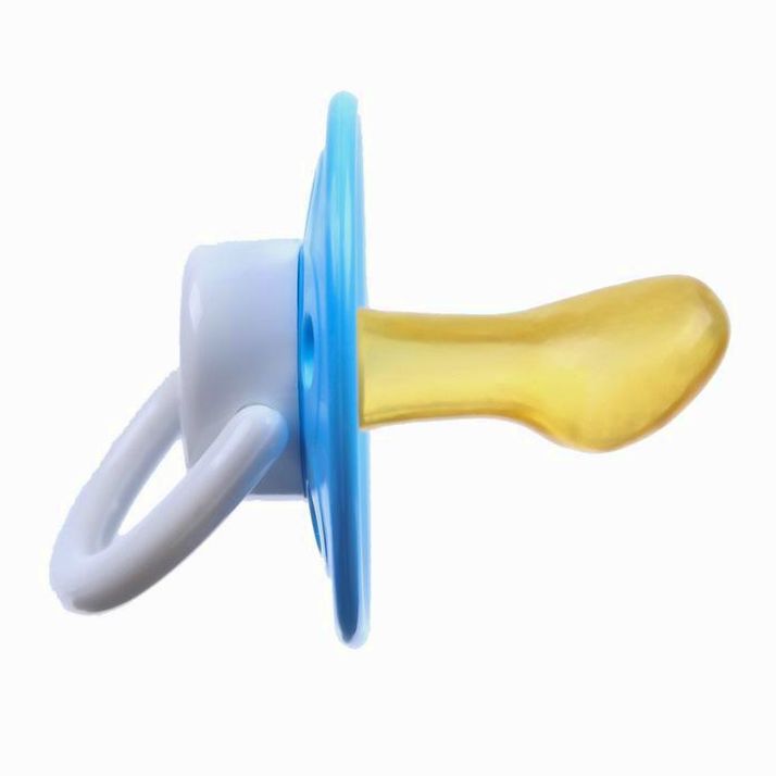 № 9223780 Соска-пустышка ортодонтическая, латекс, от 0 мес., цвет МИКС