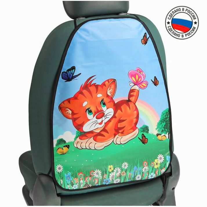 Накидка-незапинайка Котенок, пвх, 61 х 46 см артикул анонс 2765781