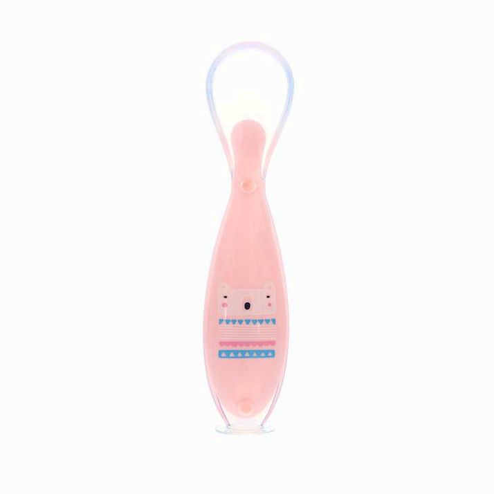 № 3489232 Ложка детская для кормления, силиконовая, на присоске, от 5 мес., цвета МИКС