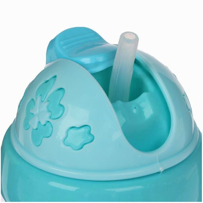 Картинка Поильник с силиконовой трубочкой, 220 мл., цвет МИКС (№2793126) от магазина Мир детей Товары для Новорожденных