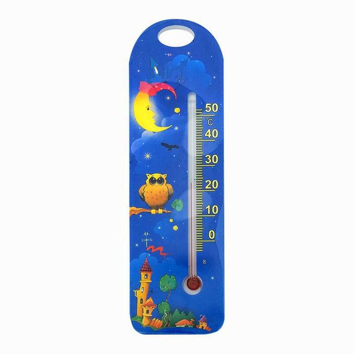 Термометр комнатный детский, цвет синий артикул анонс 2825430