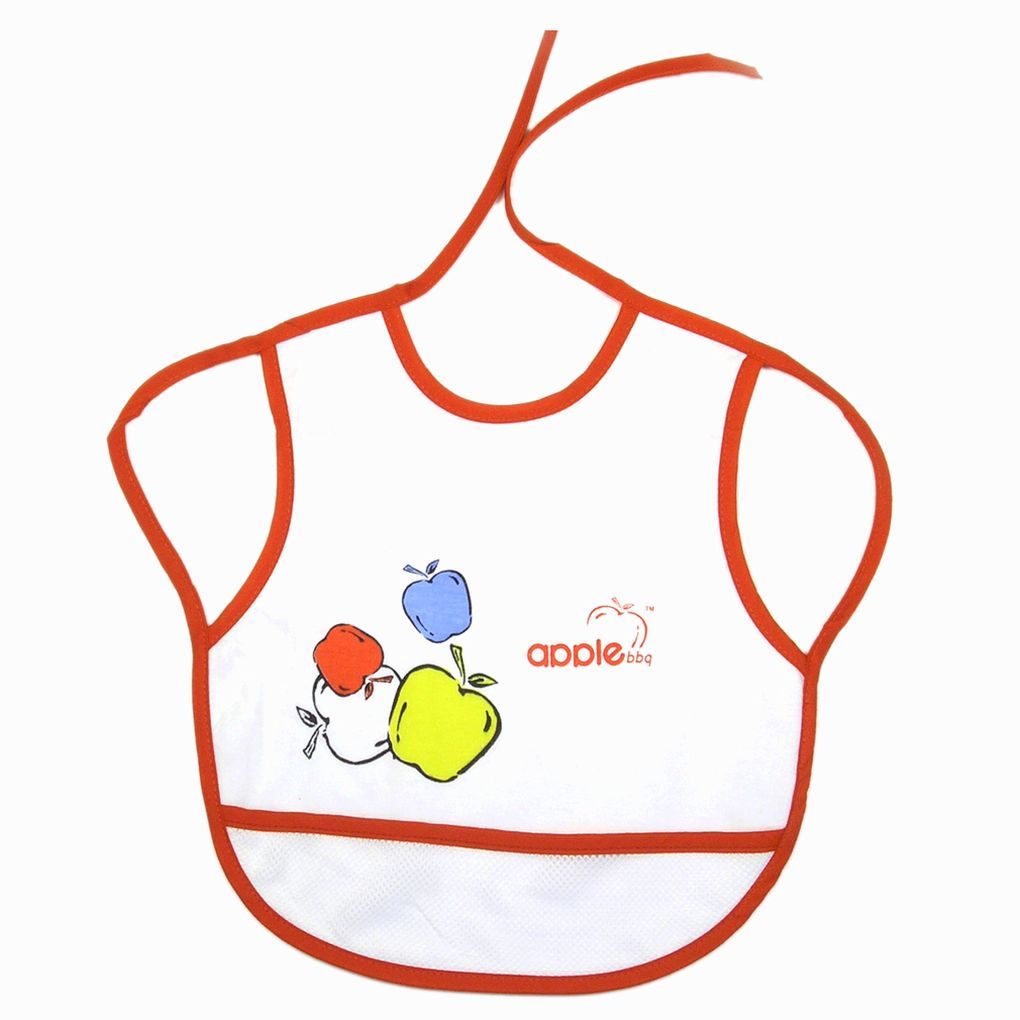 Картинка Нагрудник фартучек с кармашком (№01Т13-1) от магазина Мир детей Товары для Новорожденных