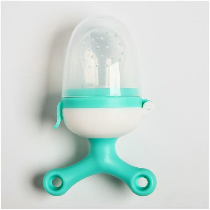 Ниблер с силиконовой сеточкой, вращающийся поршень, цвет зеленый артикул анонс 4350266