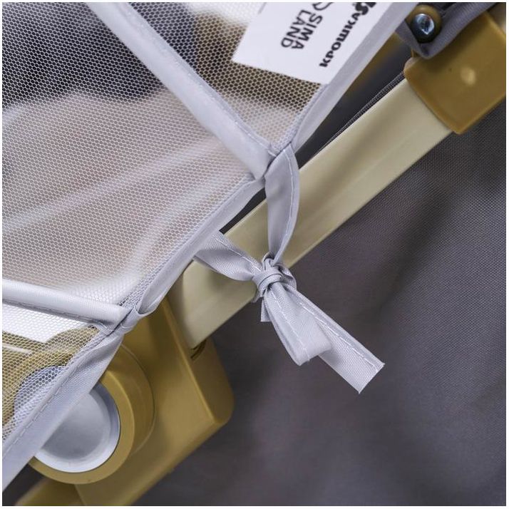 Картинка Москитная сетка с планкой, цвет белый, окантовка серая (№9444175) от магазина Мир детей Товары для Новорожденных