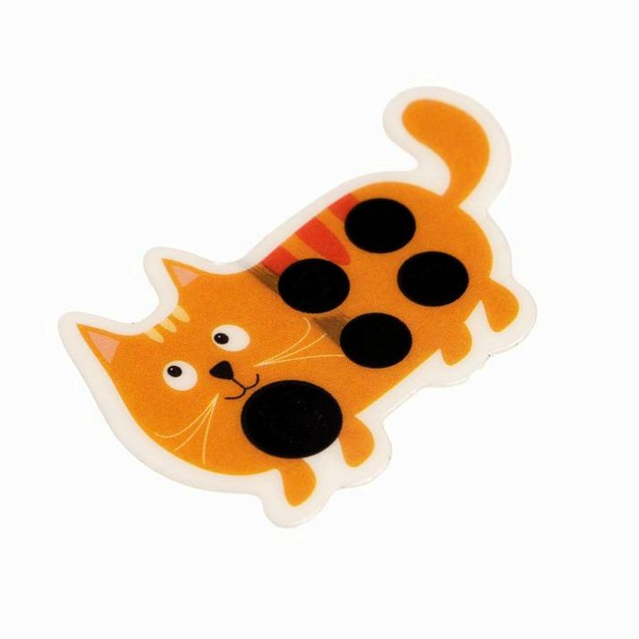 Картинка Термометр налобный "Котенок", до 40°, 3.9 х 2.5 см (№9474232) от магазина Мир детей Товары для Новорожденных