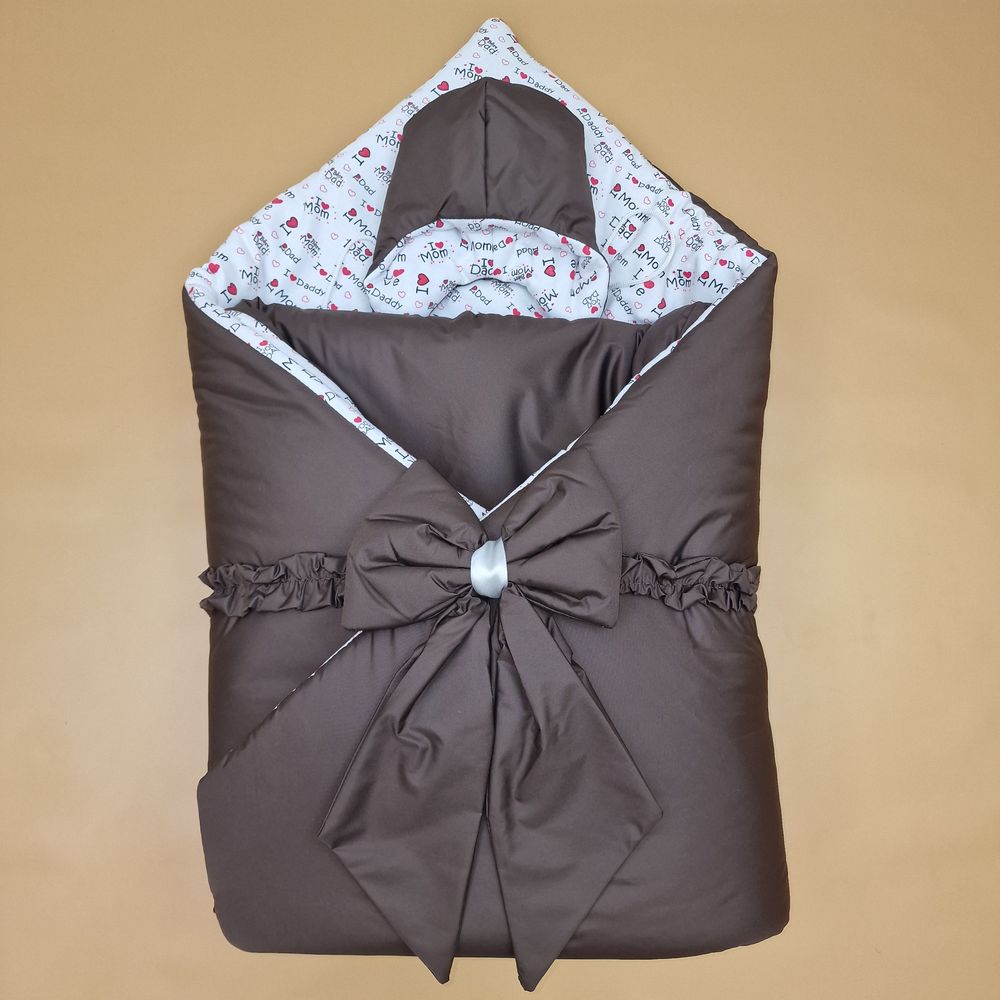 Комплект на выписку 3 пр: одеяло+шапочка+бант артикул анонс 1892д-2-2_у_06