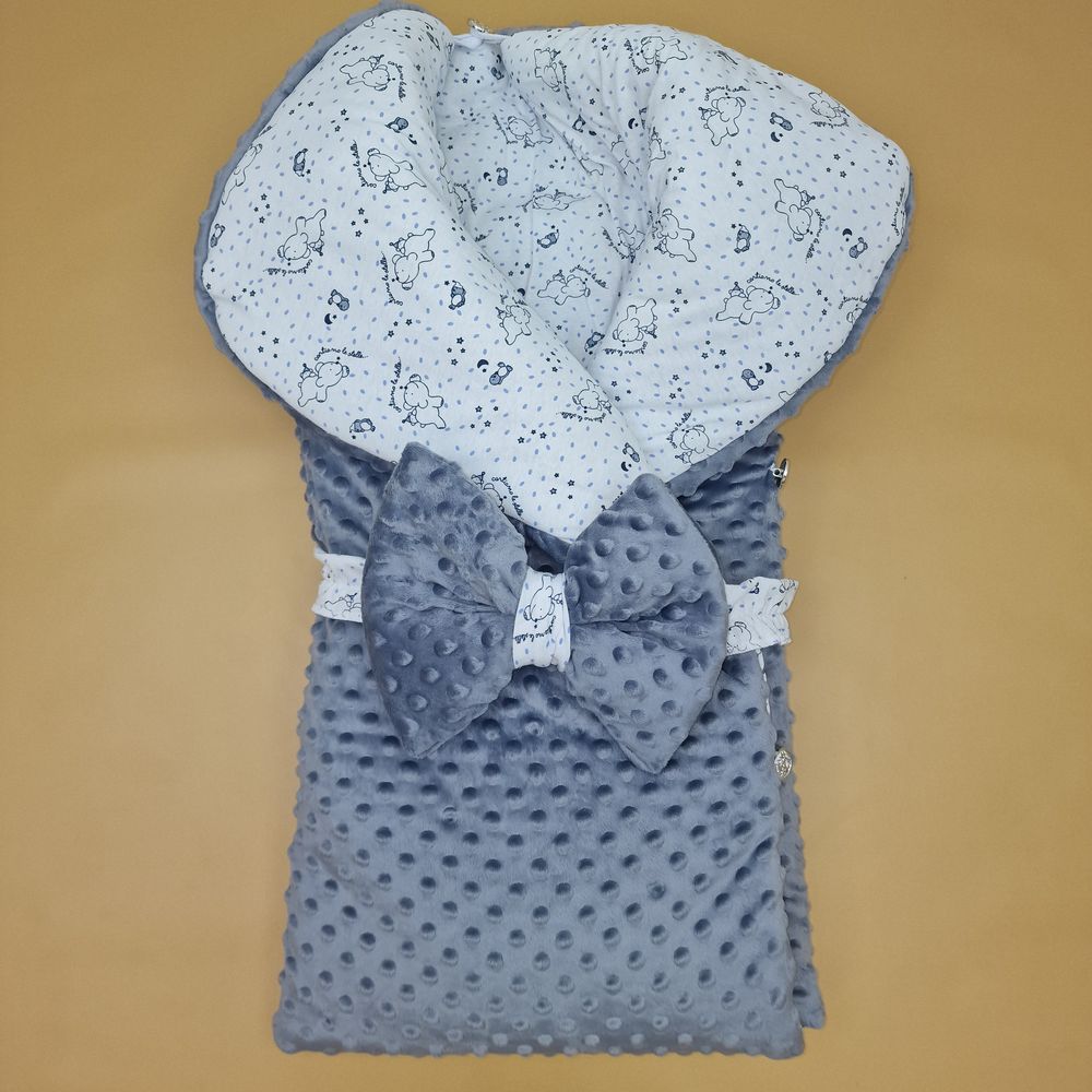 Конверт - одеяло трансформер на пуговицах и молнии ассорти (плюш/кулирка) артикул анонс 7504-0-1_02