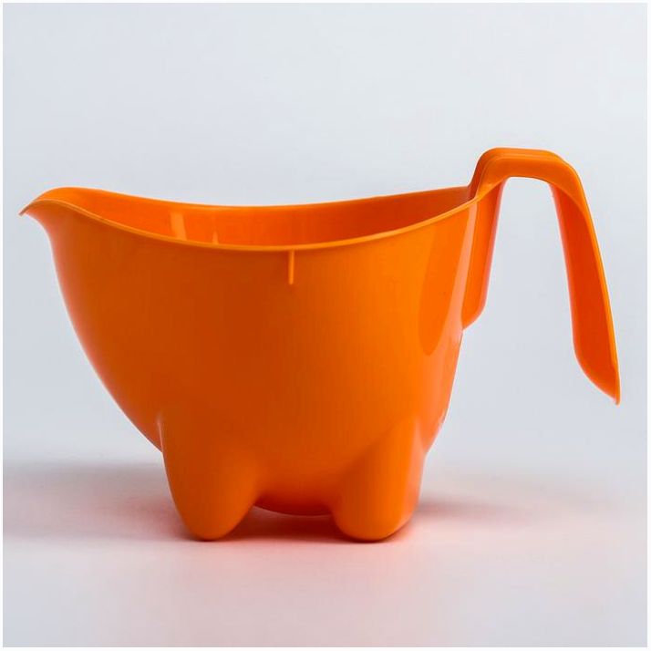 Картинка Ковш для купания и мытья головы, банный ковшик, хозяйственный «Буль-Буль», 600 мл., цвет МИКС (№6537467) от магазина Мир детей Товары для Новорожденных