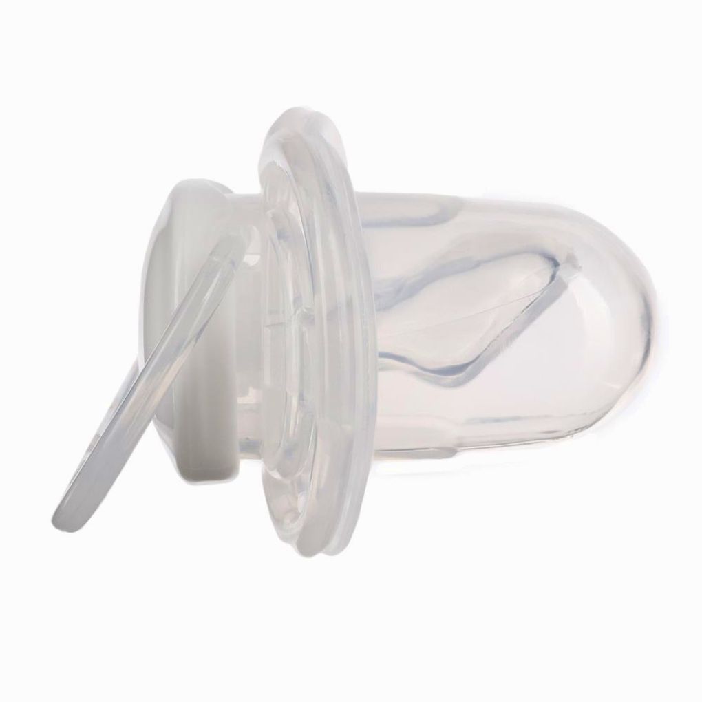 Картинка Соска- пустышка ортодотническая, с колпачком, +12 мес., белый прозрачный (№10095575) от магазина Мир детей Товары для Новорожденных