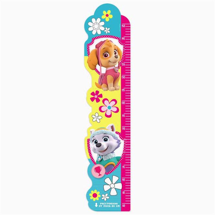 № 3732383 Щенячий патруль. Ростомер с магнитным элементом Paw Patrol 