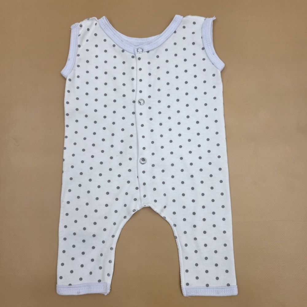 Комбинезон №01 (интерлок, кнопки/пуговки спереди, без пяточек, швы наружу) (для маловесных) артикул анонс 03103-50МД