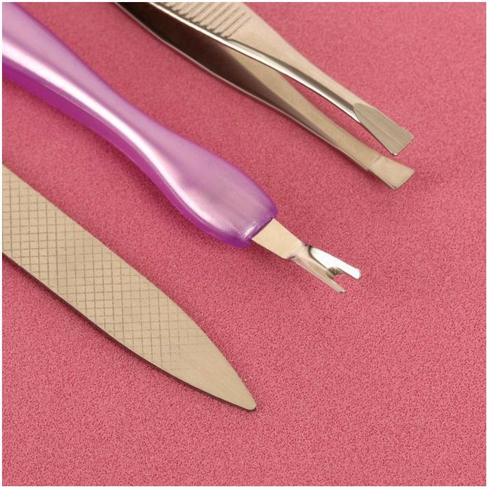 Картинка Набор маникюрный, 5 предметов, на блистере, цвет МИКС (№600407) от магазина Мир детей Товары для Новорожденных