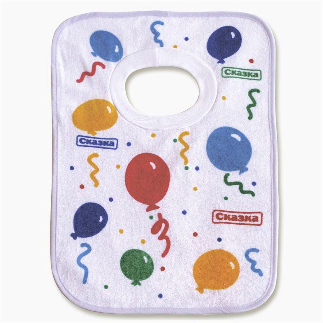 № 2105С Нагрудник (1 сторона - махра, 2 сторона - клеенка)