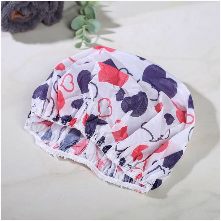 Шапочка для душа Доляна, цвет МИКС артикул анонс 140269