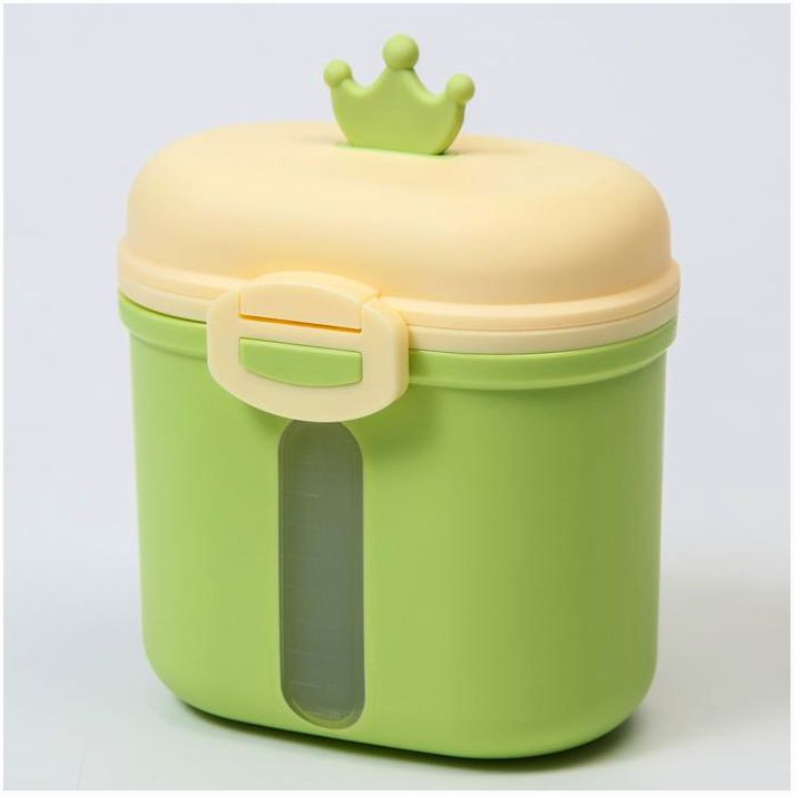 Контейнер для хранения детского питания «Корона», 360 гр., цвет зеленый артикул анонс 6936530