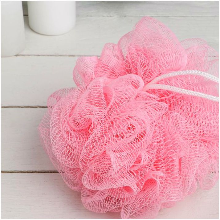 № 4806105 Мочалка для тела Доляна «Шар», 40 гр, цвет МИКС