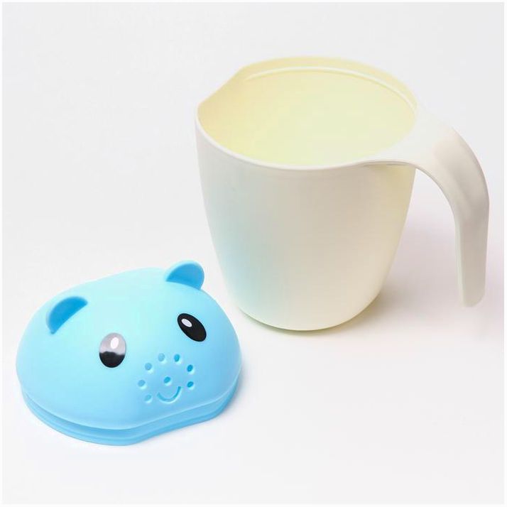 Картинка Ковш для купания и мытья головы, детский банный ковшик, хозяйственный «Мышка», цвет голубой (№7761348) от магазина Мир детей Товары для Новорожденных