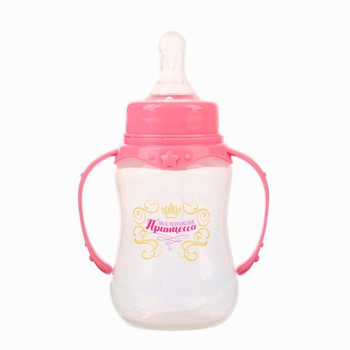 № 3654404 Набор «Маленькая принцесса»: бутыл 150 и 250 мл, приталенные, от 0 мес., цвет розовый