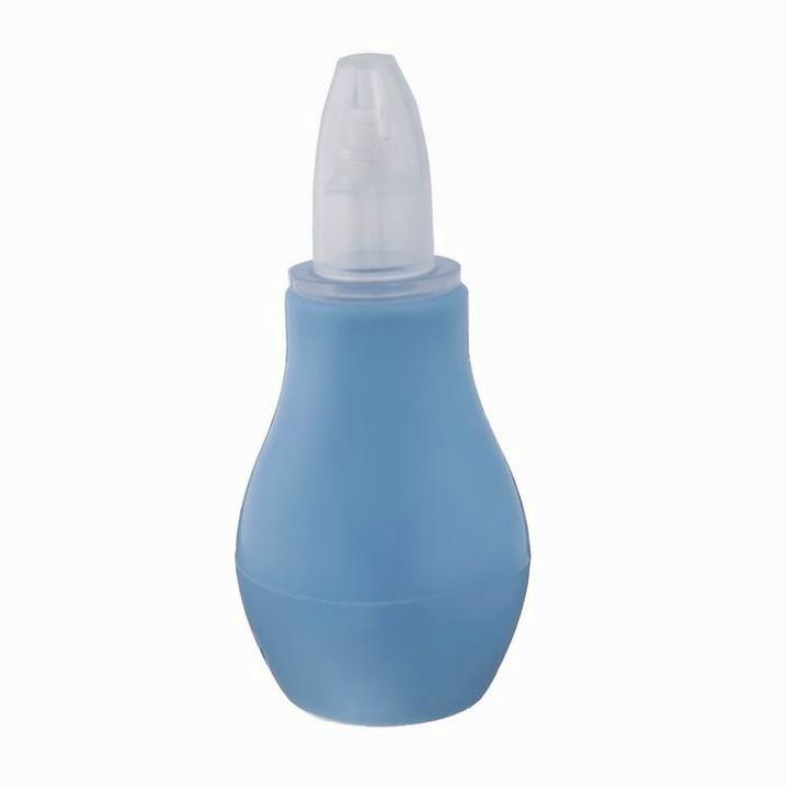 Детский назальный аспиратор, с колпачком, цвет голубой артикул анонс 2315252