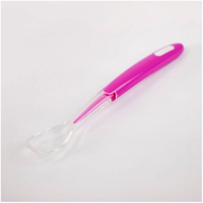 № 2293728 Ложка детская для кормления силиконовая, от 5 мес., цвет фиолетовый