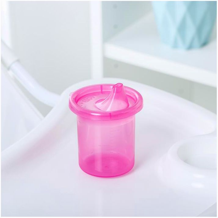 № 3721477 Поильник детский без нанесения с твёрдым носиком, 200 мл, цвет фуксия