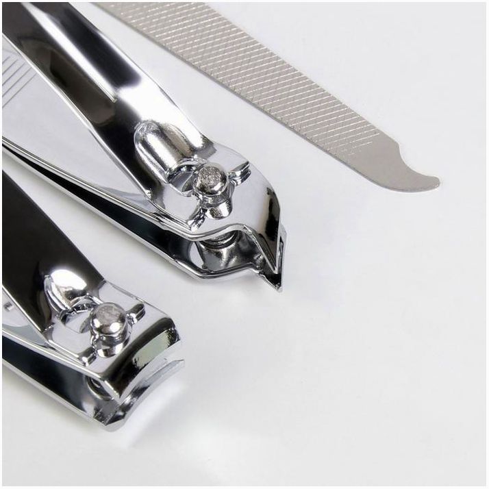 Картинка Набор маникюрный «Париж», 6 предметов, в футляре, рисунок МИКС (№1498206) от магазина Мир детей Товары для Новорожденных