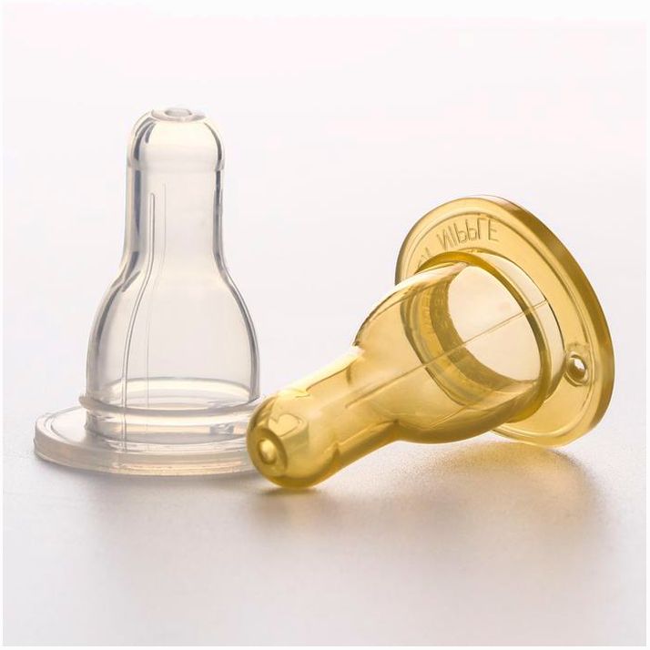 Набор силиконовых сосок на бутылочку, 2 шт., от 6 мес., быстрый поток артикул анонс 2593739