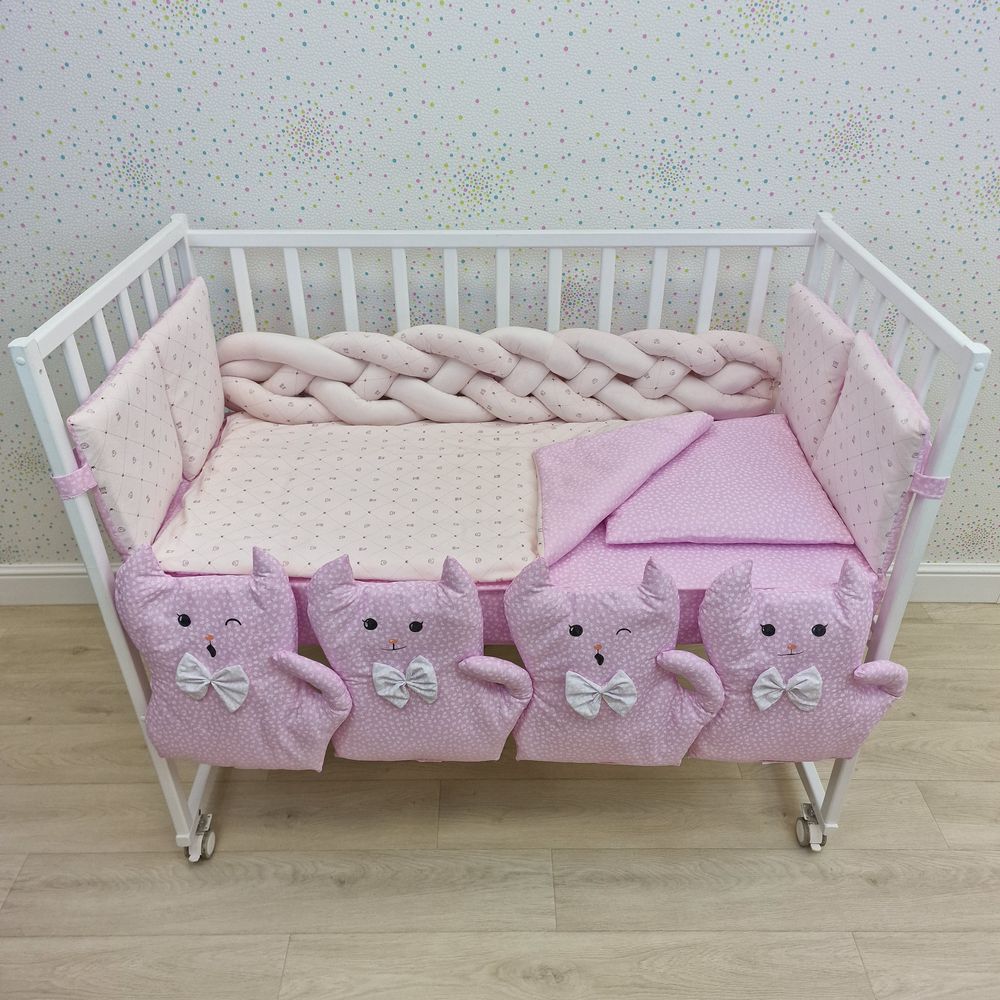 КПБ 16 пр (борт + пододеяльник + одеяло + наволочка + подушка + простынь (плюш/бязь) артикул анонс 1180-0-1бб_07