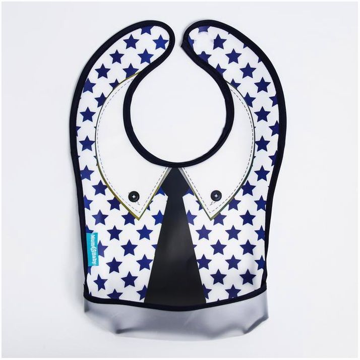 № 2237090 Нагрудник для кормления «Лучший сын» непромокаемый на липучке, с карманом