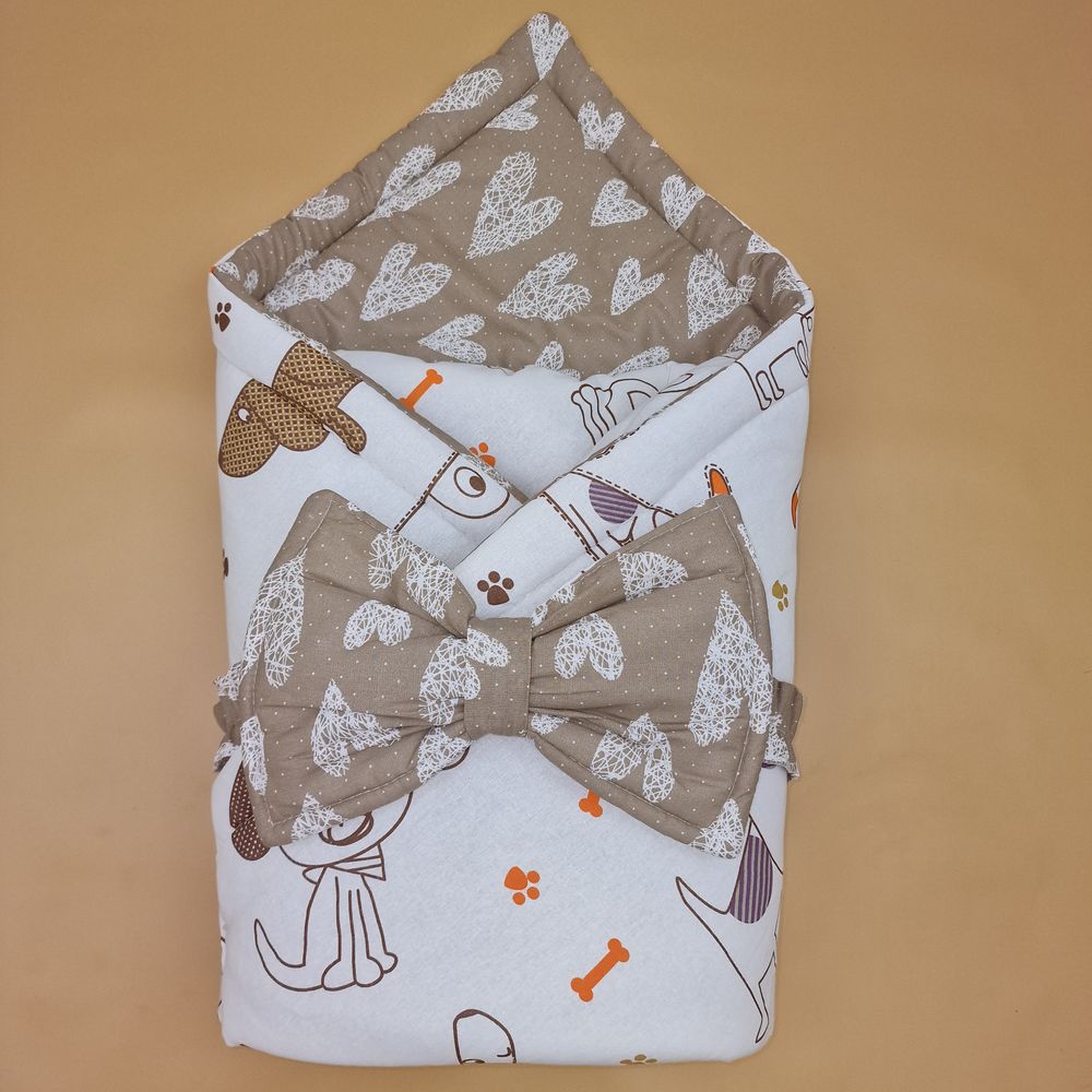 Комплект на выписку 2 пр: одеяло+бант-подушка (бязь) артикул анонс 1872б-0-1_м_53