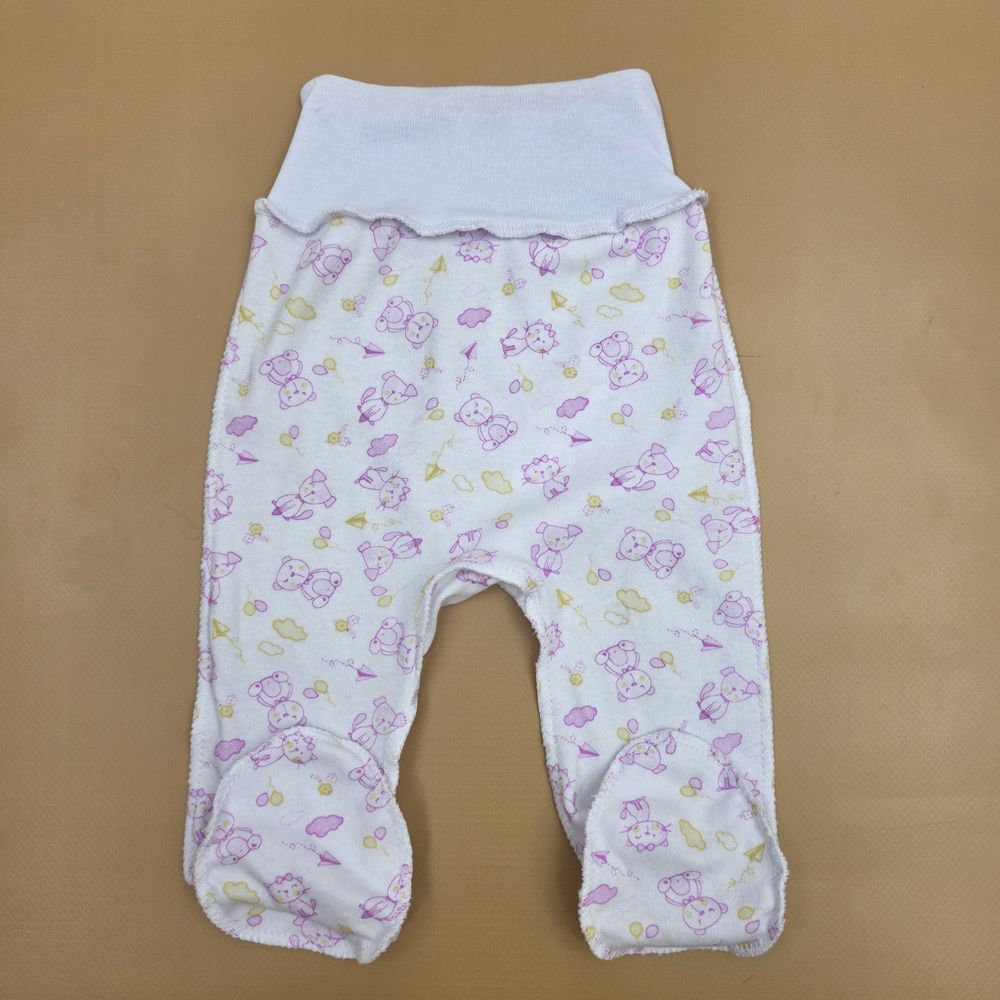 Ползунки на широкой резинке №2 (интерлок) артикул анонс 1639-62МД