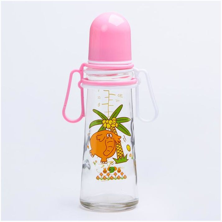 Бутылочка для кормления 250 мл., «Коала», стекло, цвет МИКС артикул анонс 4477715