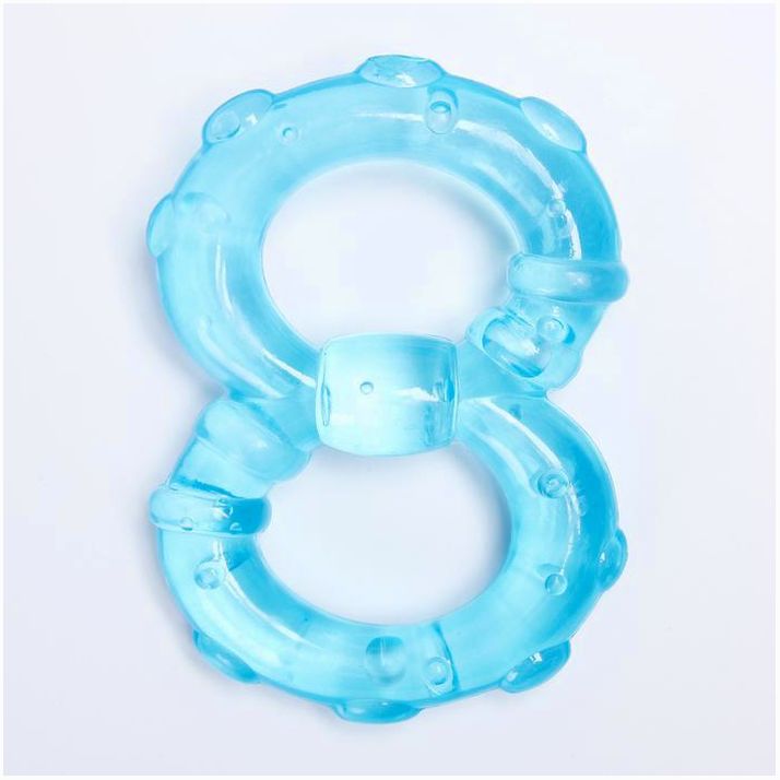 Картинка Прорезыватель охлаждающий «Восьмерка», цвет МИКС, Крошка Я (№4591165) от магазина Мир детей Товары для Новорожденных