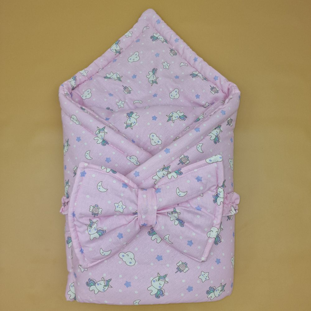 Комплект на выписку 2 пр: одеяло+бант-подушка (бязь) артикул анонс 1872б-0-1_м_43