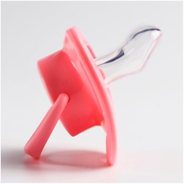 № 4591110 Соска-пустышка ортодонтическая,силикон,6+, с колпачком в контейнере, цвет МИКС