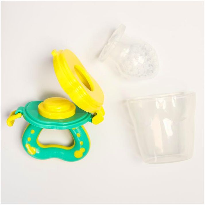 Картинка Ниблер с силиконовой сеточкой Basic, цвет зелёный (№2352033) от магазина Мир детей Товары для Новорожденных