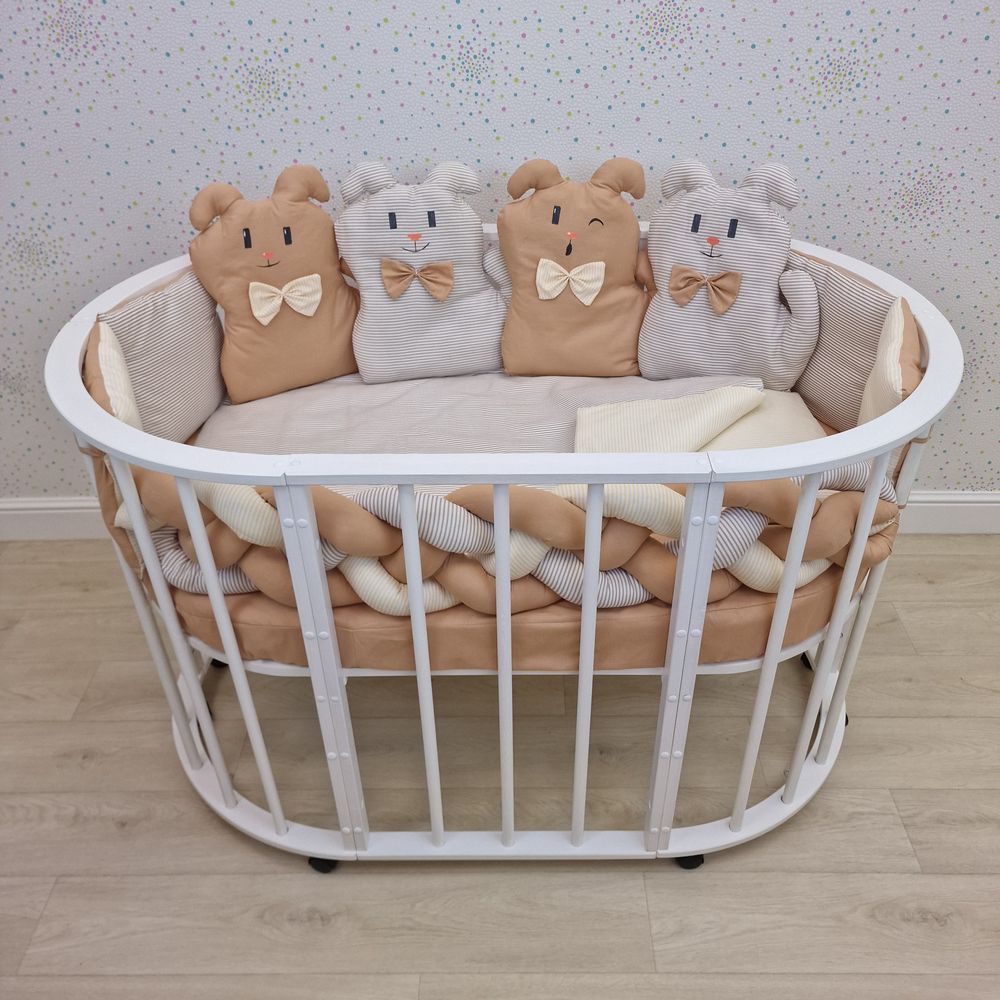 КПБ 15 пр (балдахин + борт + пододеяльник + одеяло + наволочка + подушка + простынь (бязь) артикул анонс 1175-0-1_06