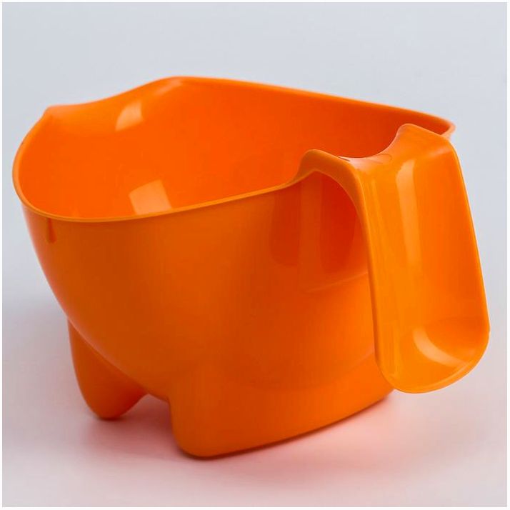 № 6537467 Ковш для купания и мытья головы, банный ковшик, хозяйственный «Буль-Буль», 600 мл., цвет МИКС