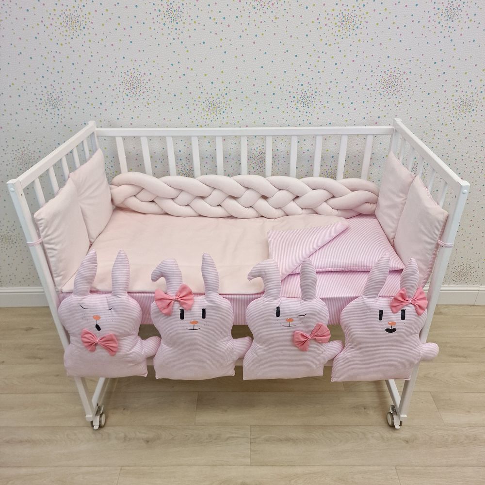 КПБ 16 пр (борт + пододеяльник + одеяло + наволочка + подушка + простынь (плюш/бязь) артикул анонс 1178-0-1бб_07