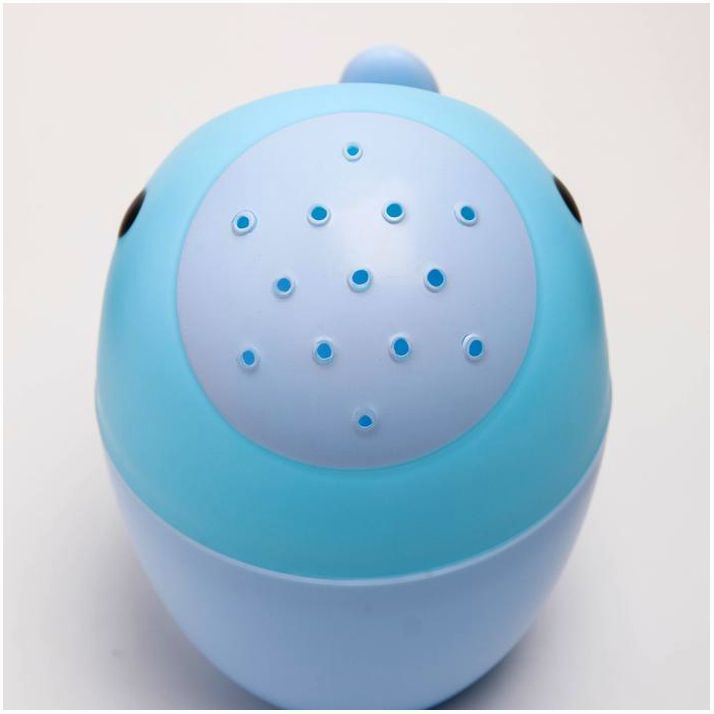 Картинка Ковш для купания и мытья головы, детский банный ковшик, хозяйственный «Кит», 400 мл., цвет голубой (№4350278) от магазина Мир детей Товары для Новорожденных