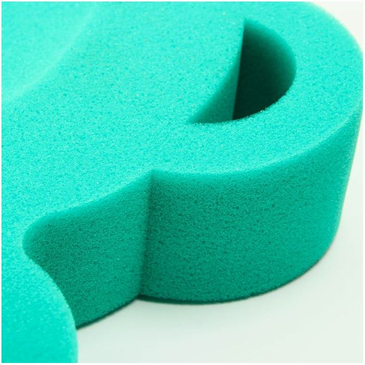 № 4569678 Подкладка для купания макси «Мишка», цвет зеленый, 55х30х6см