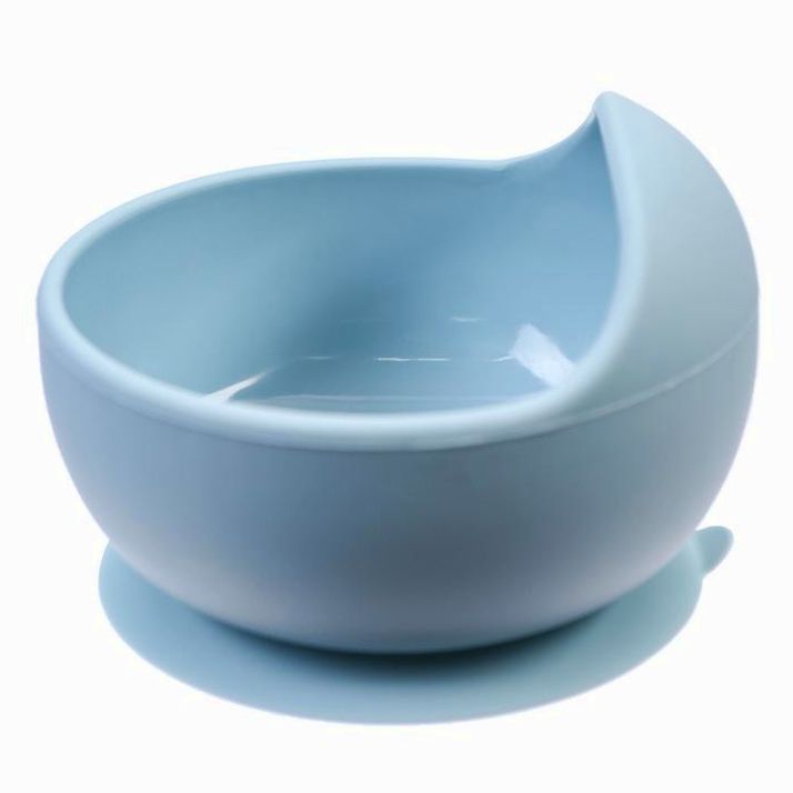 Картинка Тарелка детская на присоске и столовые приборы M&B, серый (№9037725) от магазина Мир детей Товары для Новорожденных