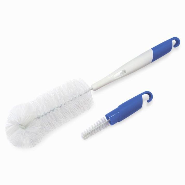 Набор ёршиков для бутылочек и сосок, 2 шт., цвет МИКС артикул анонс 4132175